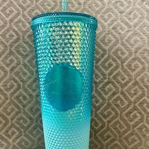 Starbucks Iridescent Blue Textured Tumbler